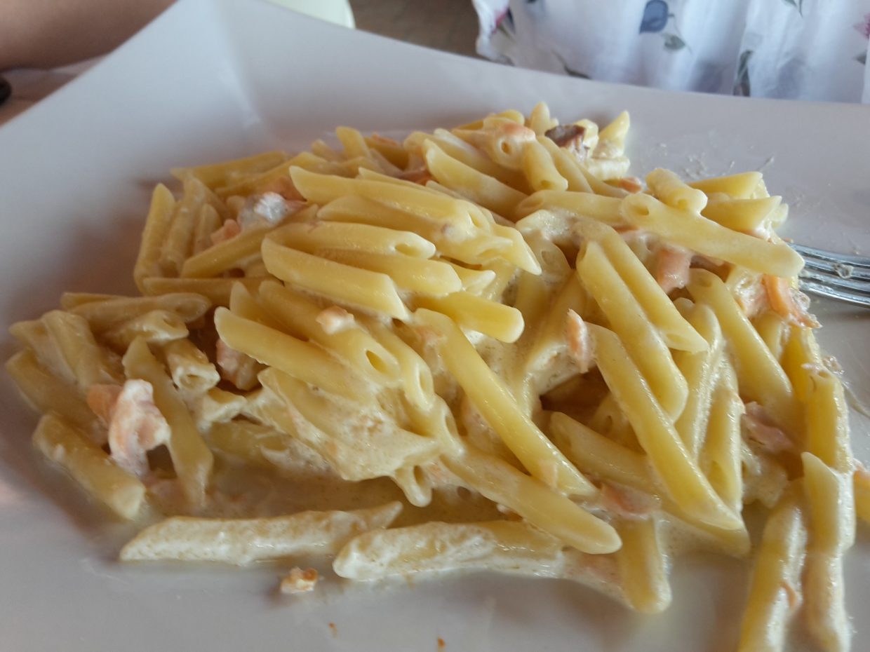 Penne al salmone